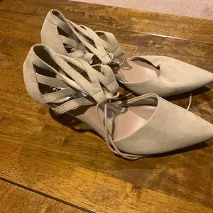 Fiona Tan ankle strap heels size 11